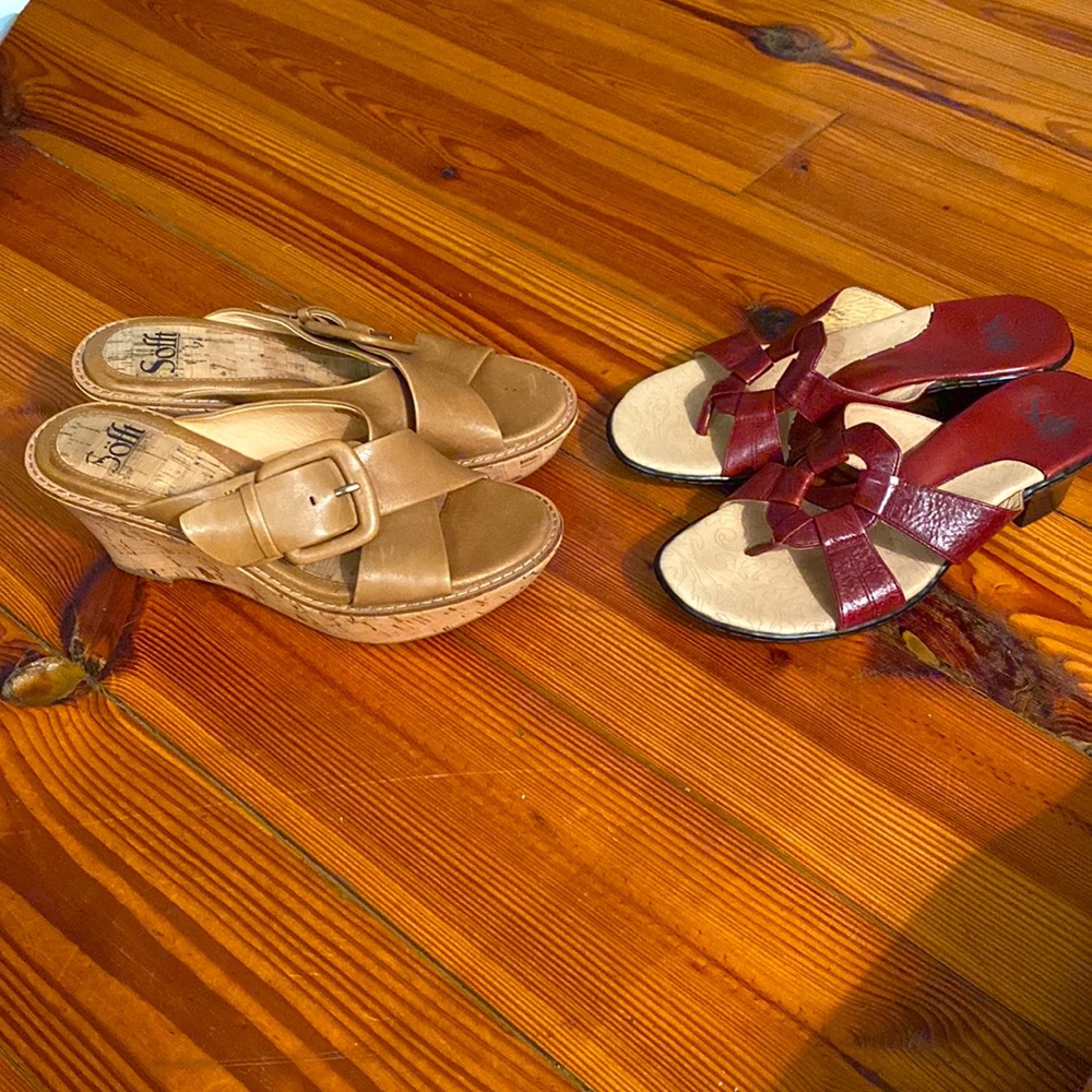 Bundle of new Sofft sandals size 7–two pairs